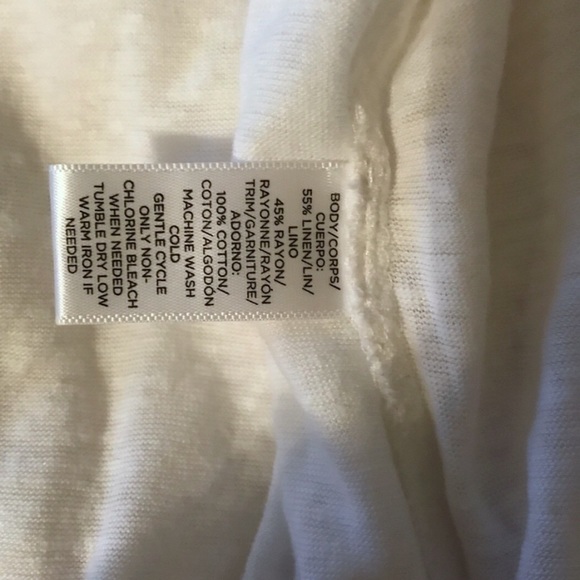 Ann Taylor Loft Drop Waist Peasant Boho Top - Picture 7 of 7